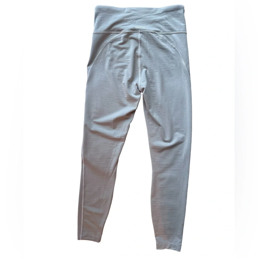 Allbirds Natural Leggings Grey Size Small Merino Wool Blend Run Pant